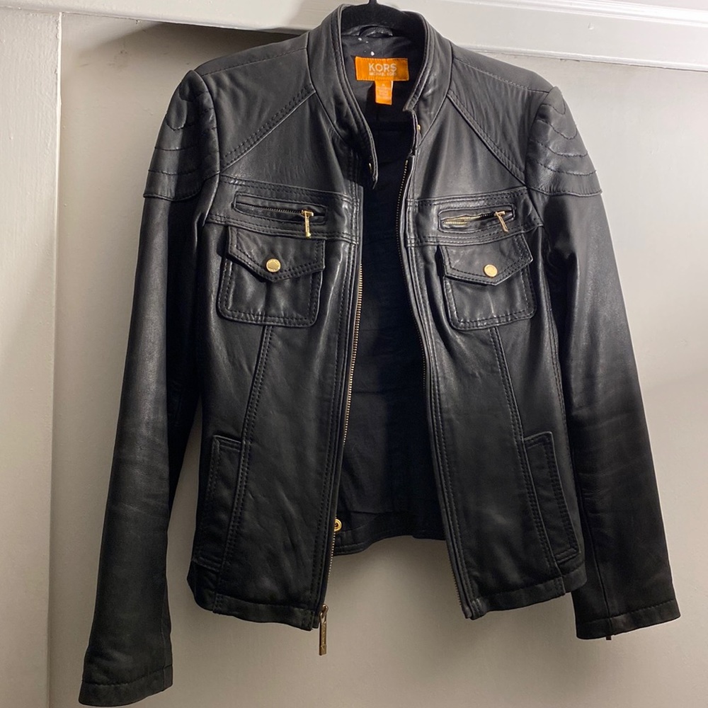 KORS Michael Kors leather jacket